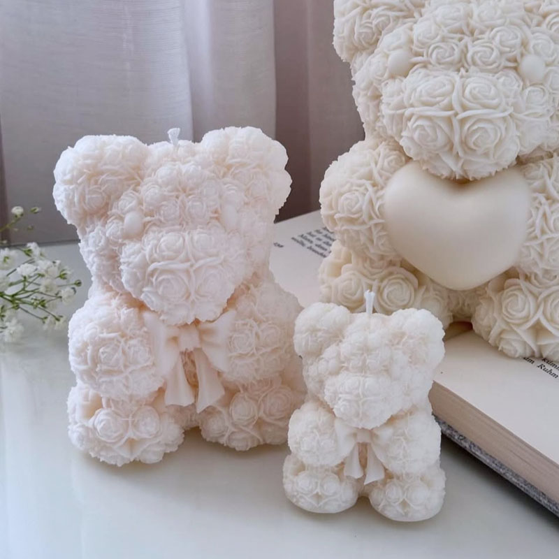 Soap Making Gifts - Силиконовая форма для свечей с розовым