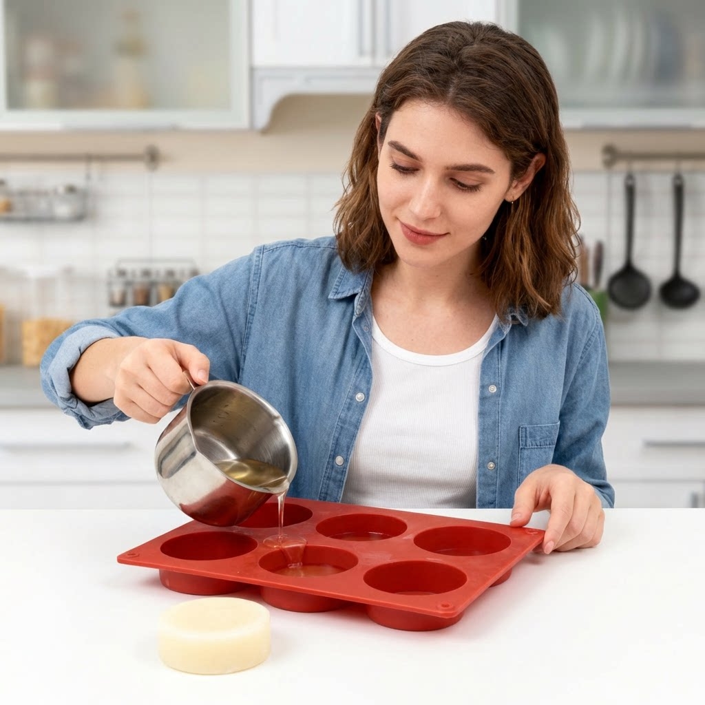 Круглая силиконовая форма для  – обзор и цена Soap Making Instructions
